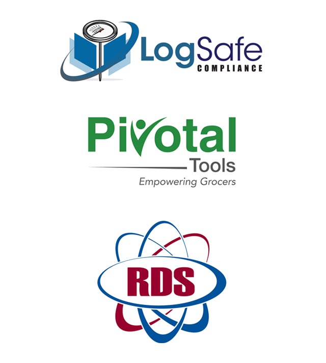 Our partner logos: Log Safe Compliance, Pivotal Tools, RDS
